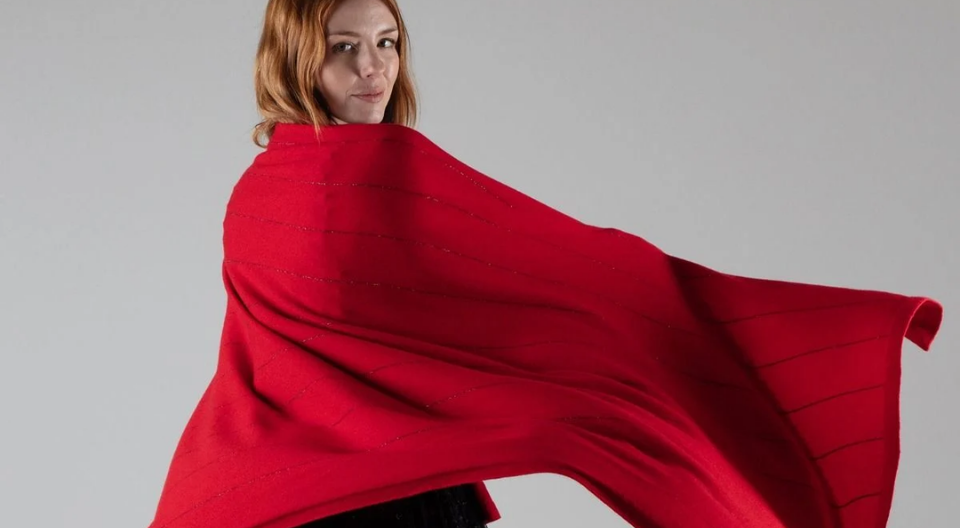 Red Cashmere Shawls & Wraps