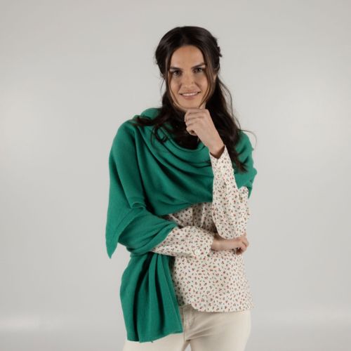 Anise Green Cashmere Wrap