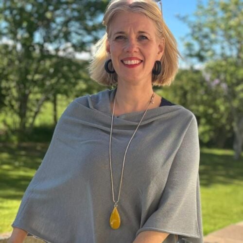 Borthwick Coastal Grey Cashmere, Silk & Merino Poncho