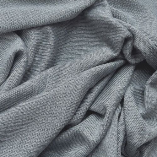 Borthwick Coastal Grey Cashmere, Silk & Merino Poncho