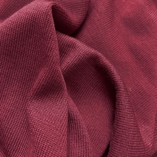 Teviot Deep Maroon Merino Poncho