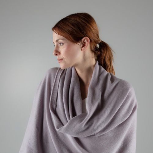 Haze Pink  Cashmere Wrap 