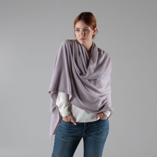 Haze Pink  Cashmere Wrap 