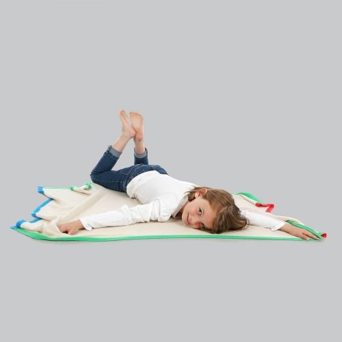 Hiccup Cream Child's Cashmere Blanket Wrap