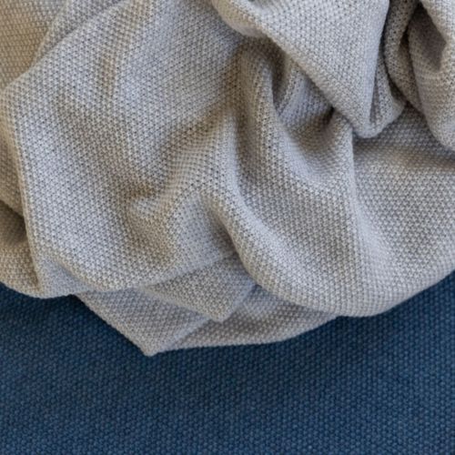 New Forest Grey Cashmere Blanket