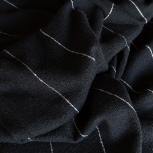 Parallel Noir Black cashmere wrap