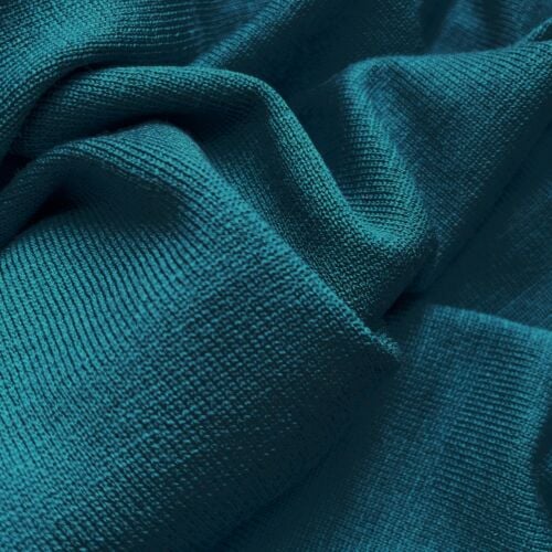 Teviot Peacock Green Merino Poncho
