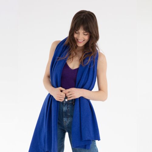 Persian Blue Cashmere Wrap