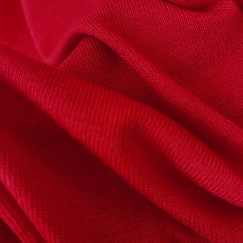 Borthwick Poppy Red Cashmere, Silk & Merino Poncho
