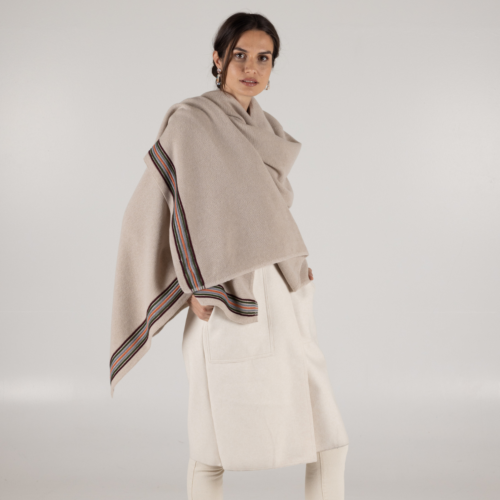 Safari Beige Cashmere Wrap