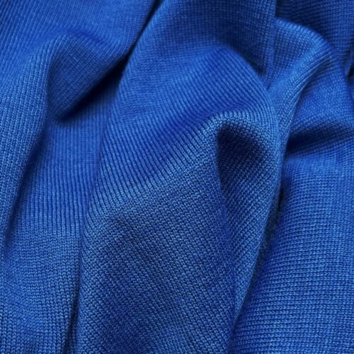 Teviot Sapphire Blue Merino Poncho
