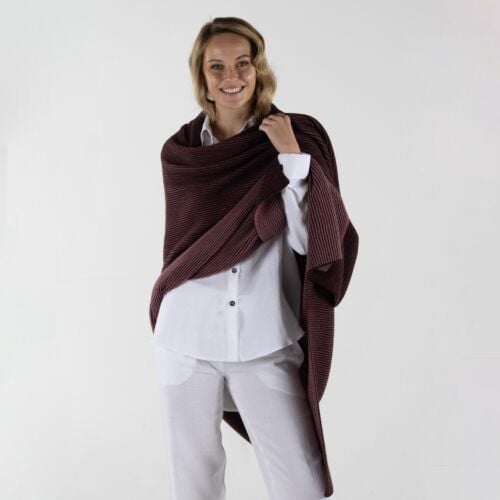 Shore Pink Cashmere Blanket Wrap