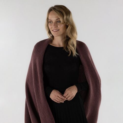 Shore Pink Cashmere Blanket Wrap