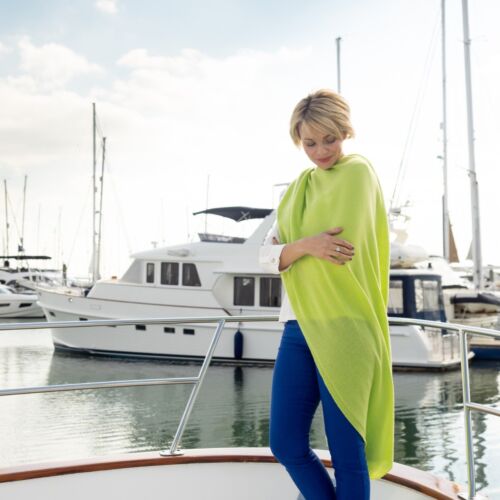 Spring Green Cashmere Wrap