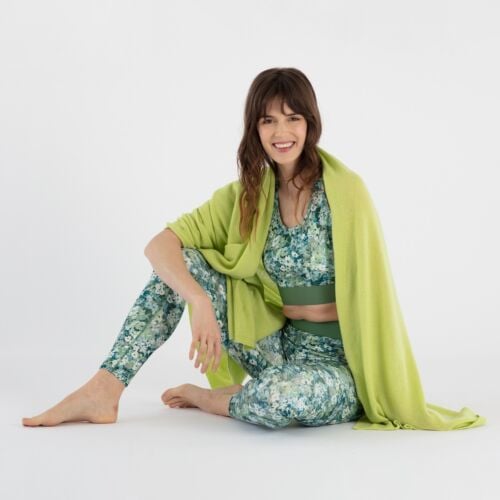 Spring Green Cashmere Wrap