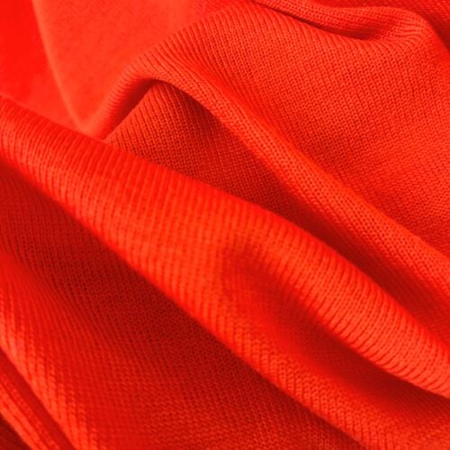 Teviot Tiger Orange Merino Poncho