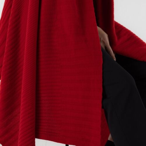 Cathedral Vitus Red Cashmere Blanket Wrap