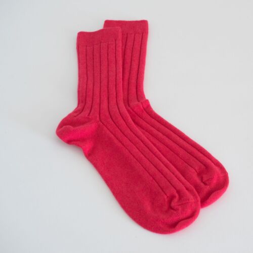 Men's Pink Cashmere Bed Socks