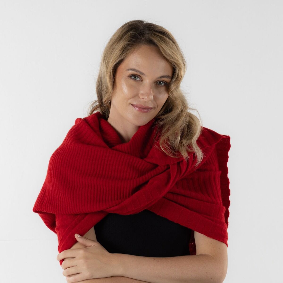Ruby Red Cashmere Wrap Shawl The Travelwrap Company