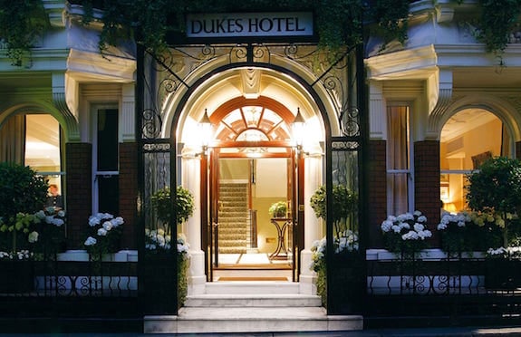 Entrance, Dukes hotel, London