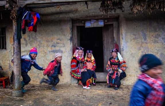 Hill tribe village, Vietnam