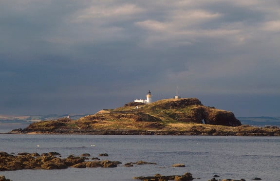 Fidra Island from Yellocraig Beach near North Berwick, East Lothian, VisitScotland