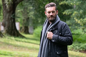 How To Wear A Men’s Blanket Scarf Image